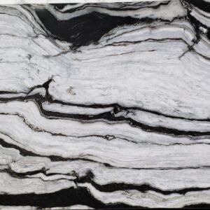 engineered stone black with white veins