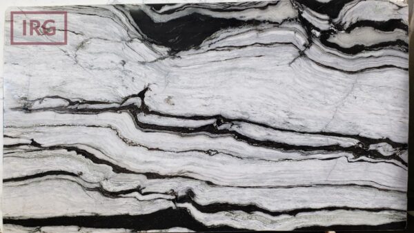 engineered stone black with white veins